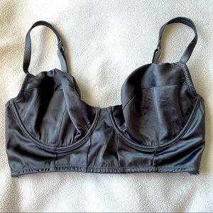 Aerie pretty luxuries gray bra